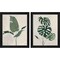 Palm Botanical by Julia Purinton, 2 Piece Black Framed Art Set